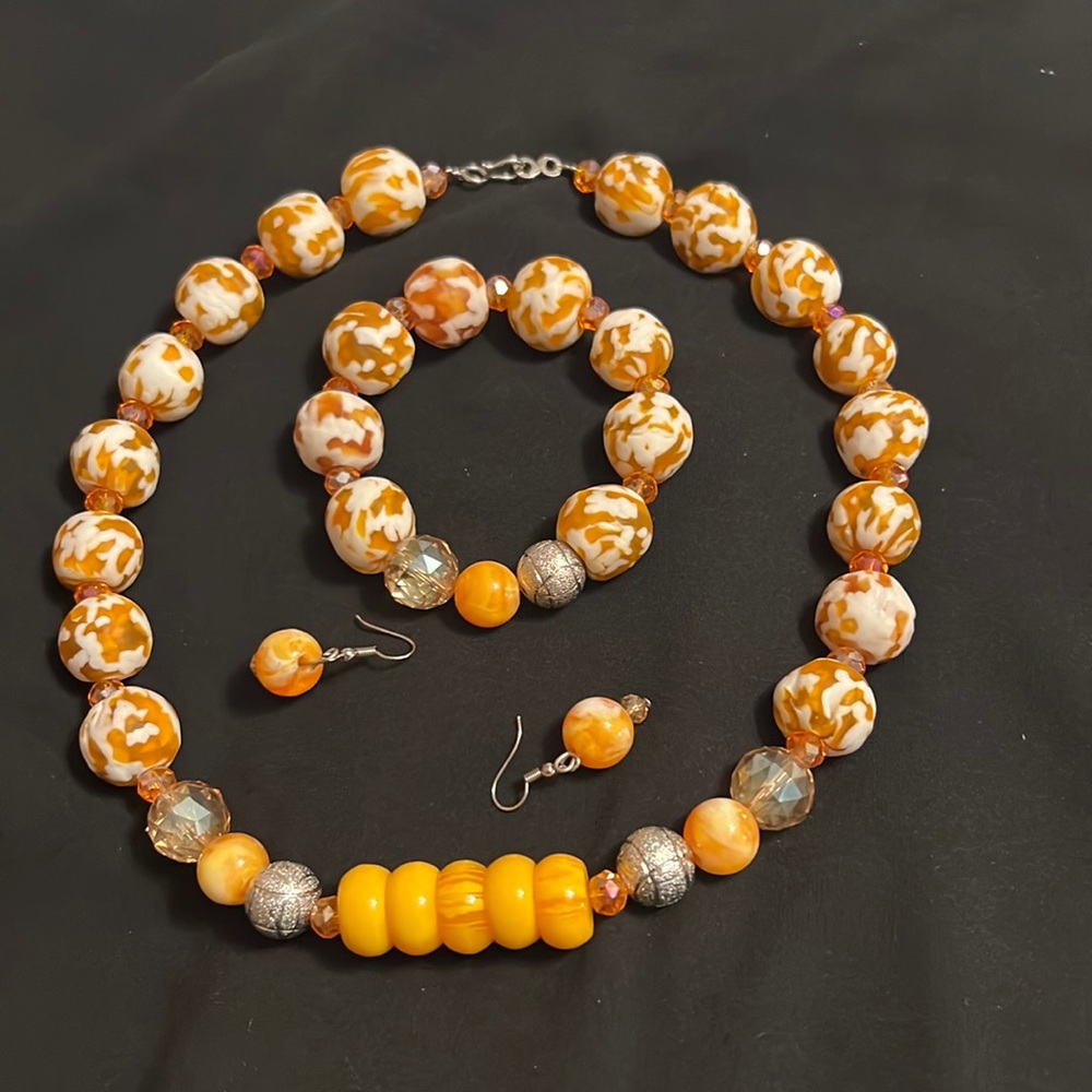 African jewelry set.